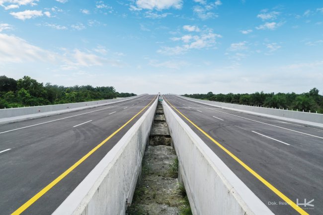 Terapkan Aspek Governance dalam ESG, Hutama Karya Tuntaskan Sisa 9 KM Jalan Tol Pekanbaru – Bangkinang