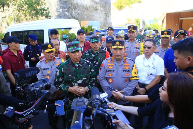 World Water Forum, Kapolri-Panglima TNI Tinjau Langsung Kesiapan Veneu GWK