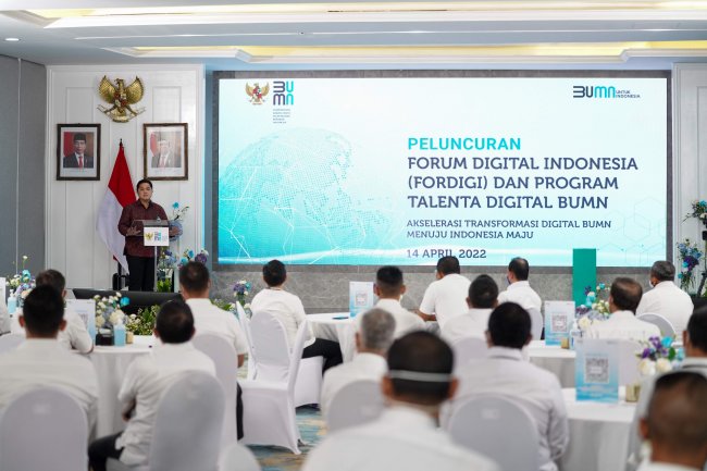 Erick Thohir Beri Tugas Baru Fajrin Rasyid Pimpin Forum Digital Indonesia