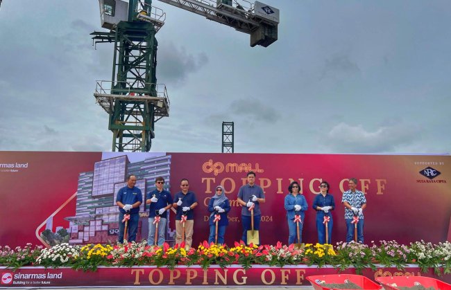 Sinar Mas Land Seremoni Topping Off DP Mall Expansion Semarang, Siap Beroperasi Jelang Hari Idulfitri 2025