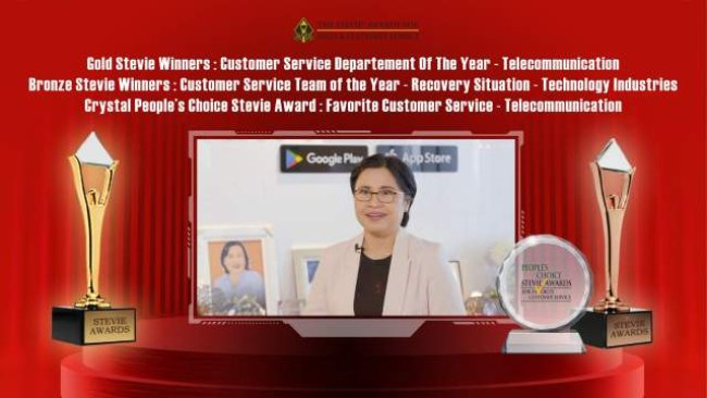 Fokus Optimalisasi Customer Service Digital, IndiHome Raih 3 Penghargaan The Stevie Award 2022