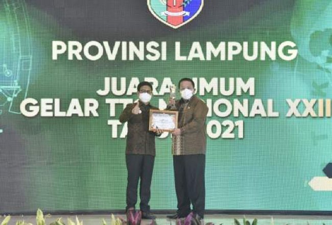 Lampung Juara Umum Lomba Gelar Teknologi Tepat Guna Nasional ke-22