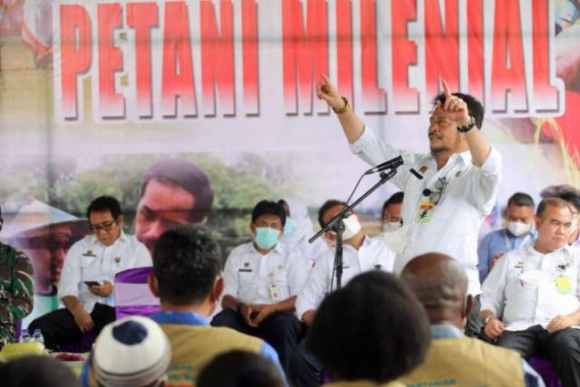 Gelar Pelatihan Kewirausahaan Petani Milenial, Kementan Dorong Pertanian Papua Barat Unggul