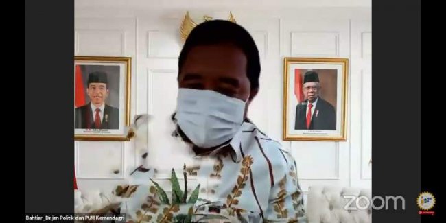 Ditjen Politik dan PUM Kemendagri Gelar Webinar Seleksi Calon Anggota KPU RI dan Bawaslu RI Periode 2022-2027