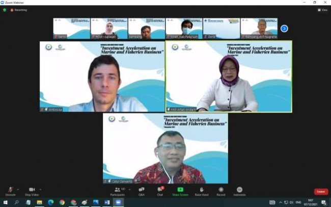 KKP Tawarkan Investasi Berkelanjutan Bidang Budidaya Udang dan Pengalengan Ikan
