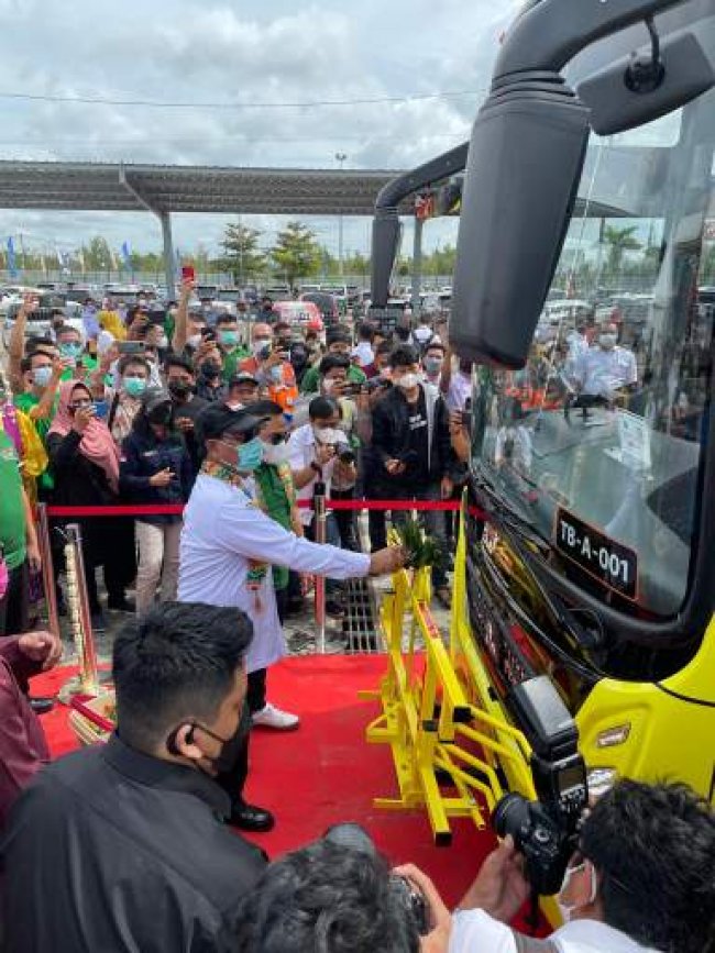 Teman Bus Banjarmasin,“TRANS BANJARBAKULA”  Resmi Beroperasi 
