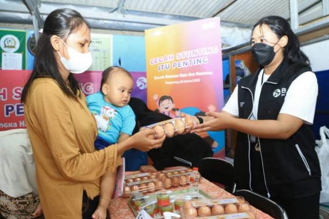 Hari Gizi Nasional 2022, BRI Salurkan Bantuan Pencegahan Stunting Anak Indonesia