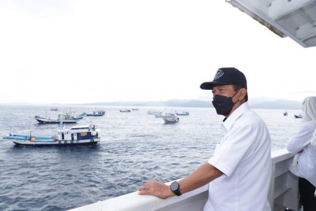 Menteri Trenggono Optimis Penangkapan Terukur menjadi Tonggak Kebangkitan Perikanan Maluku Utara