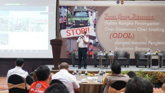 Kemenhub Gelar Audiensi Dengan Pengemudi Truk Dalam Rangka Penanganan ODOL