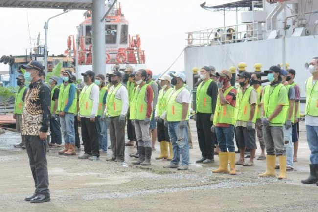 Ditjen Hubla Gelar Program Padat Karya Tahap I Di 3 Provinsi, Libatkan Ratusan Warga