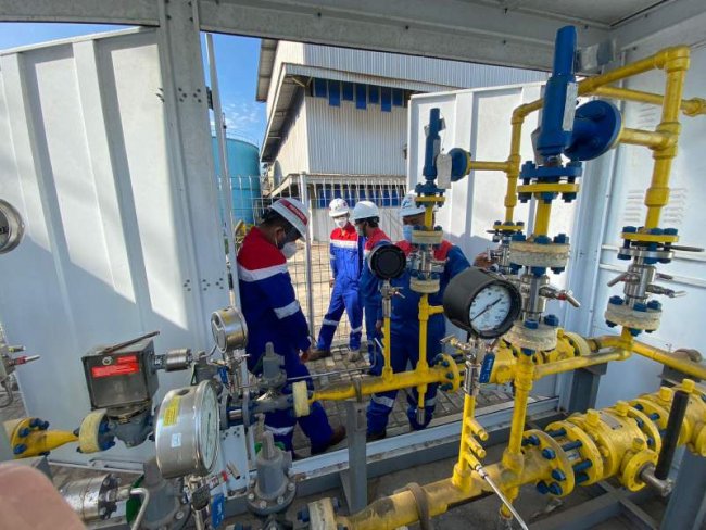 Dukung Transisi Energi Bersih Sektor Industri, Pertagas Niaga Salurkan Gas Bumi ke Pabrik Minyak Goreng Di Sumsel