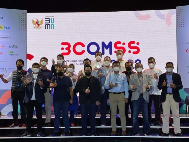 Inilah Pemenang BUMN Corporate Communications and Sustainability Summit (BCOMSS) 2022