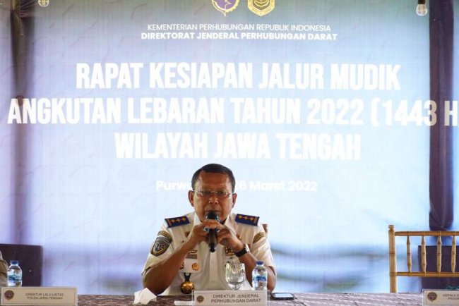 Pimpin Rapat Angleb 2022, Dirjen Hubdat: Tujuan Mudik Terbanyak Ke Jawa Tengah