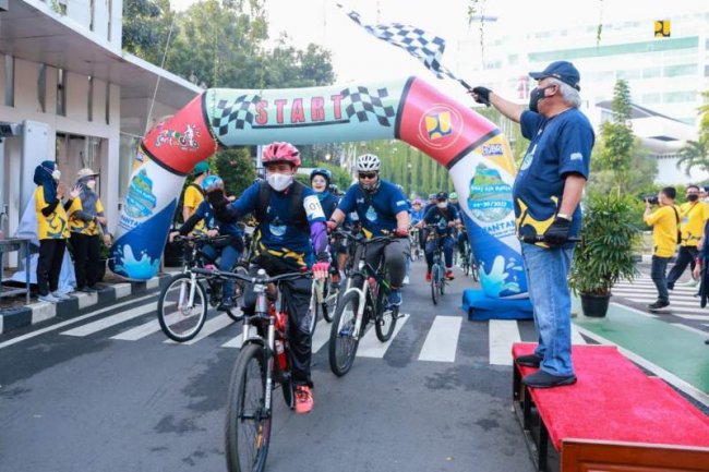 Buka Acara Sepeda Santai Hari Air Dunia 2022, Menteri Basuki Pesan Serius Siapkan Indonesia Jadi Tuan Rumah WWF 2024