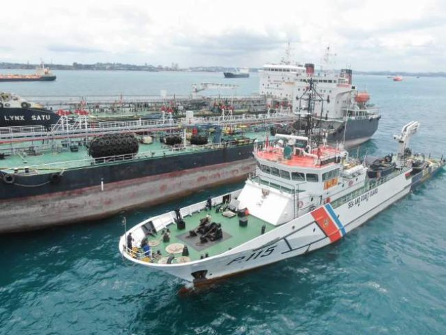 Kemenhub Amankan 3 Kapal Asing Beraktifitas Ilegal di Perairan Batam