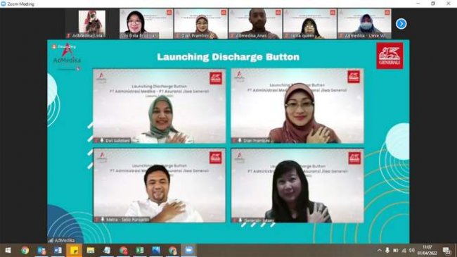 Discharge Button,  Hadir Lengkapi Solusi Digital Kesehatan AdMedika dan Asuransi Jiwa Generali