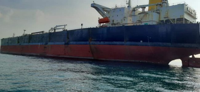 Kapal KPLP Tanjung Uban Bantu Kapal Karabia Rusak Mesin Induk di Kepri