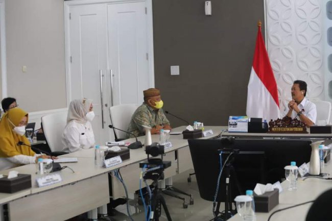 Menteri Trenggono Bersama Gubernur Gorontalo Bahas Pengembangan Potensi Perikanan di Serambi Madinah