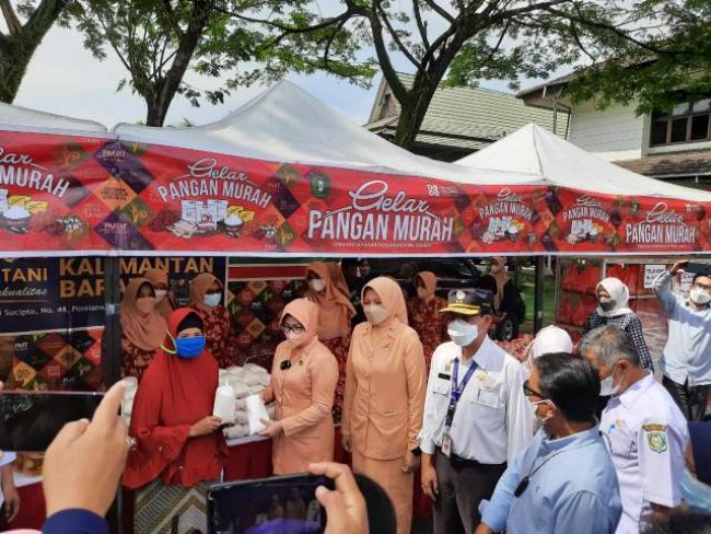 Pasar Mitra Tani Kalimantan Barat Hadirkan Gelar Pangan Murah