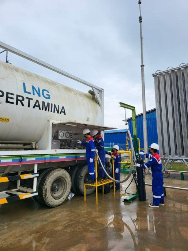 Pertagas Niaga Suplai Industri Pengguna LNG Perdana di Bontang