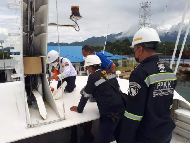 Siap Layani Angkutan Lebaran, Uji Petik Kelaiklautan Kapal Dilakukan di Pelabuhan Ambon