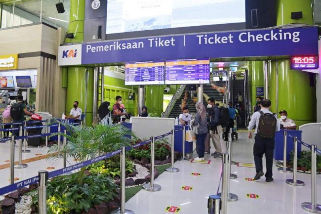 Tiket KA Momen Lebaran Dari Stasiun Gambir dan Pasarsenen Masih Tersedia