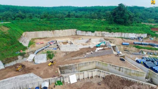 Capai Progres 83%, Bendungan Sadawarna Subang Ditargetkan Rampung Tahun 2022