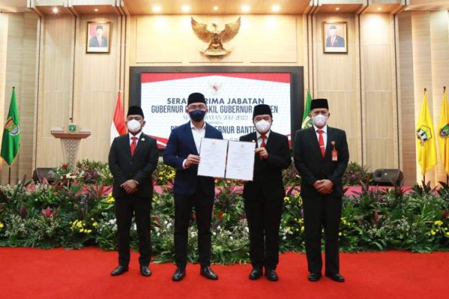 Usai Sertijab, Pj Gubernur Al Muktabar Minta Dukungan dan Doa Segenap Pihak Dalam Membangun Banten