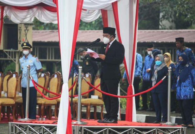 Pj. Gubernur Al Muktabar Pimpin Peringatan Hari Kebangkitan Nasional ke-114 Provinsi Banten