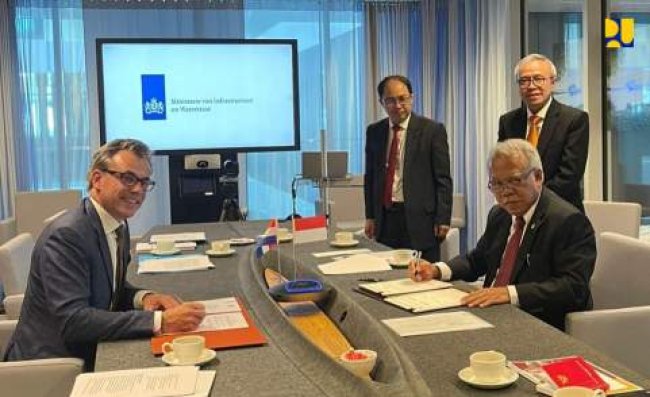 Perkuat Kerjasama  Indonesia dan Belanda Tandatangani MoU Bidang Sumber Daya Air Tahap 5