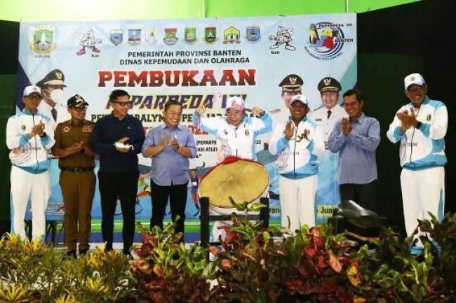 Ratusan Atlet Disabilitas Meriahkan Peparpeda VII Tahun 2022 Provinsi Banten