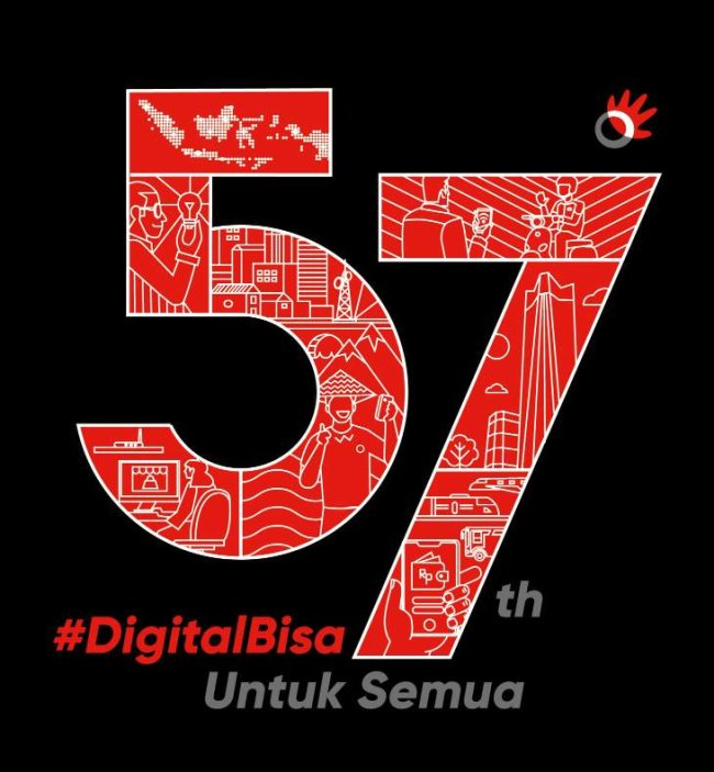 HUT 57 Tahun,  Telkom Indonesia Wujudkan Mimpi Anak Bangsa Melalui Digitalisasi