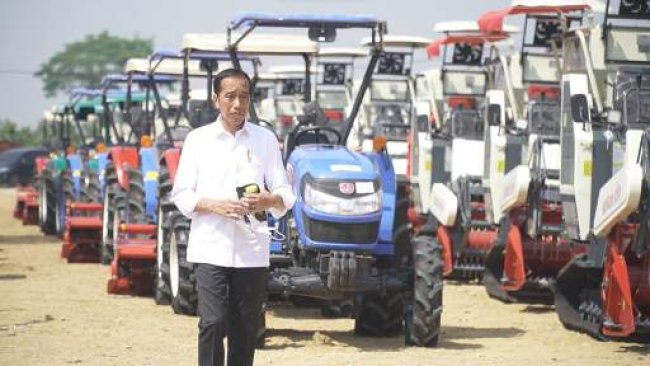 Presiden Jokowi Luncurkan Taksi Alsintan, Program Kementan untuk Kemandirian Petani