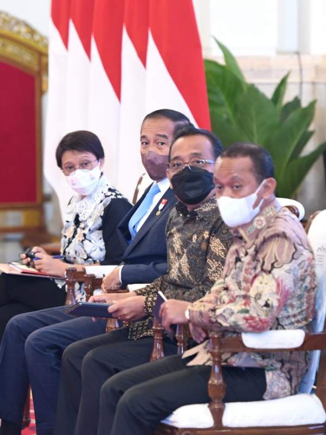 Presiden Jokowi Terima Delegasi Dewan Bisnis AS-ASEAN