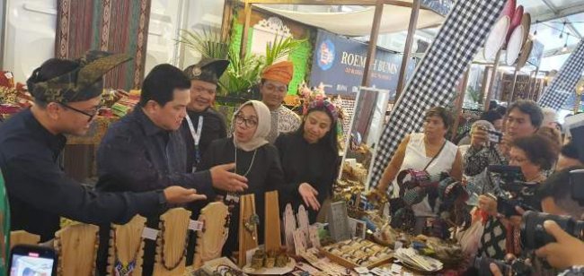 Erick Thohir Semangati UMKM Binaan Pertamina di Tong Tong Fair Belanda : Lanjutkan Proses Go Global