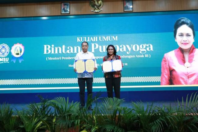 Kunjungi UMSU Medan, Menteri Bintang Minta Kampus Ciptakan Lingkungan Aman Dan Bebas Kekerasan Seksual
