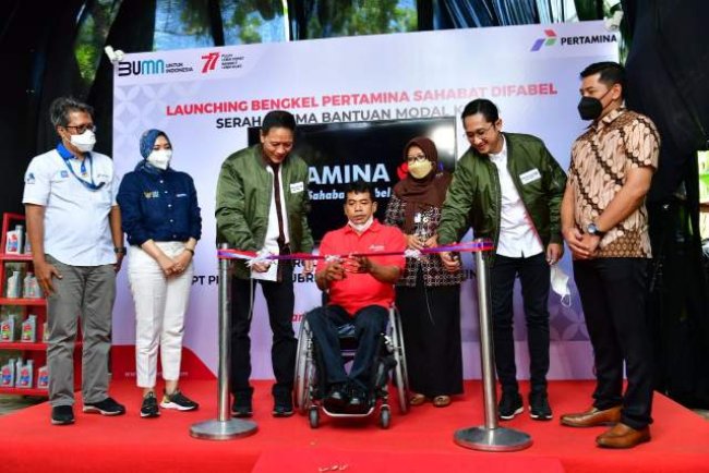 Sinergi Pertamina Luncurkan Bengkel Sahabat Difabel di Yogyakarta