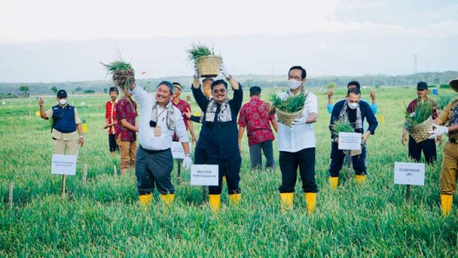 Momen Hari Tani, Mentan Ajak Sri Sultan HB X Kolaborasi Pengembangan Pertanian