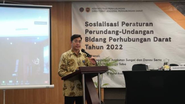 Optimalkan Penyelenggaran Angkutan Sungai Dan Danau Serta Penyeberangan Di Danau Toba, Ditjen Hubdat Gelar Sosialisasi Di Medan