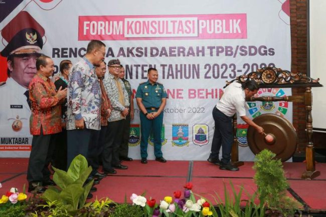 Pj Gubernur Banten Al Muktabar Ajak Semua Pihak Sinergi Mewujudkan Pembangunan Berkelanjutan