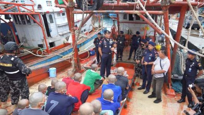 KKP Ringkus 4 Kapal Illegal Fishing Dalam Sepekan