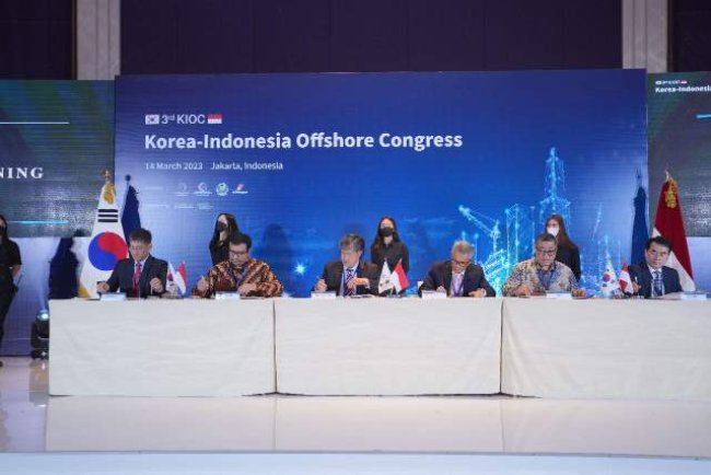 ELNUSA Teken MOU Bersama KHAN Co., Ltd di Korea-Indonesia Offshore Congress 2023  