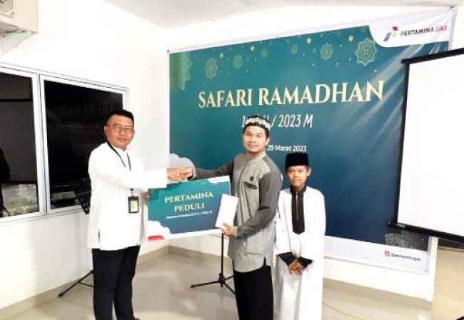 Berbagi Kebersamaan di Ramadhan, Pertagas Salurkan Santunan Yatim dan Dhuafa di Riau