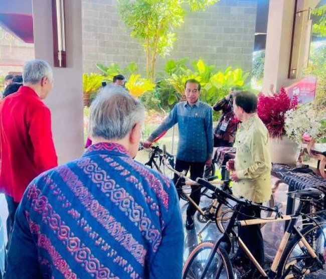 Pertamina Melalui YBLL Siapkan 10 Sepeda Bambu Untuk Kepala Negara ASEAN  