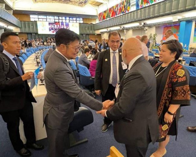 Di Roma, Mentan SYL Minta Dunia Kuatkan Kerjasama Hadapi Tantangan Global