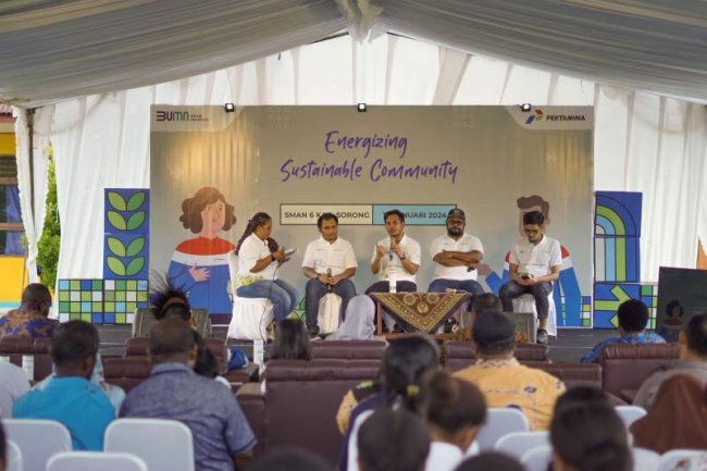 Pertamina Adakan Kegiatan Sekolah Energi Berdikari Pertama di Tanah Papua
