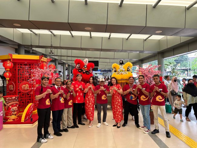 Libur Panjang Akhir Pekan Makin Seru, KAI Daop 1 Jakarta Adakan Festival Barongsai