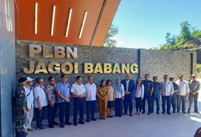 Sambangi PLBN Jagoi Babang, Menteri Transportasi Sarawak Ungkap Siapkan 50 Juta Ringgit Bangun Pos Perlintasan di Serikin