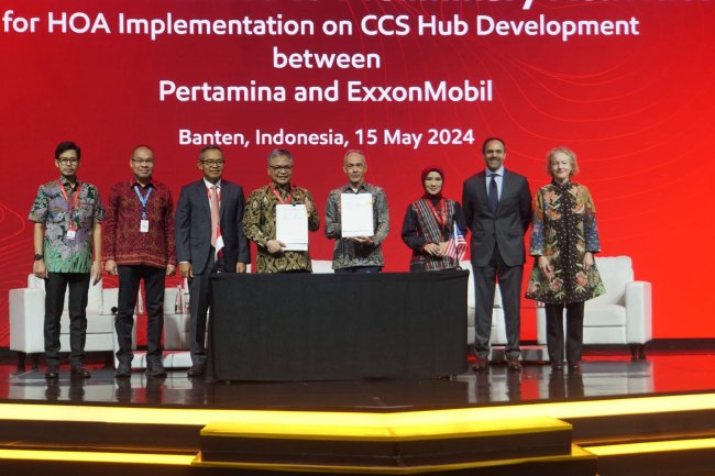 Perkuat Komitmen Menuju Net Zero Emission, PHE Tandatangani Kerja Sama Carbon Capture dengan ExxonMobil