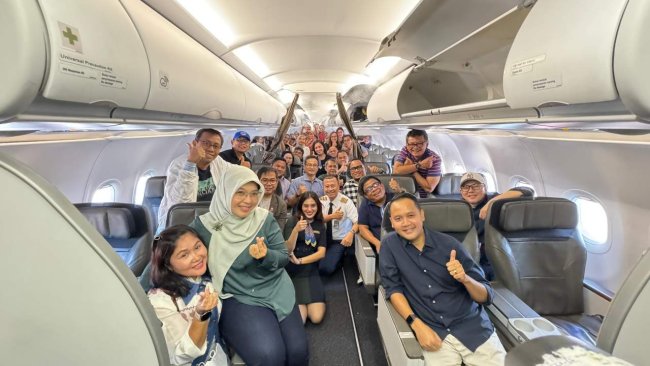 Dukung Pertamina Pemred Gathering 2024, Pelita Air Layani Pemred Media Nasional Terbang ke Bali  